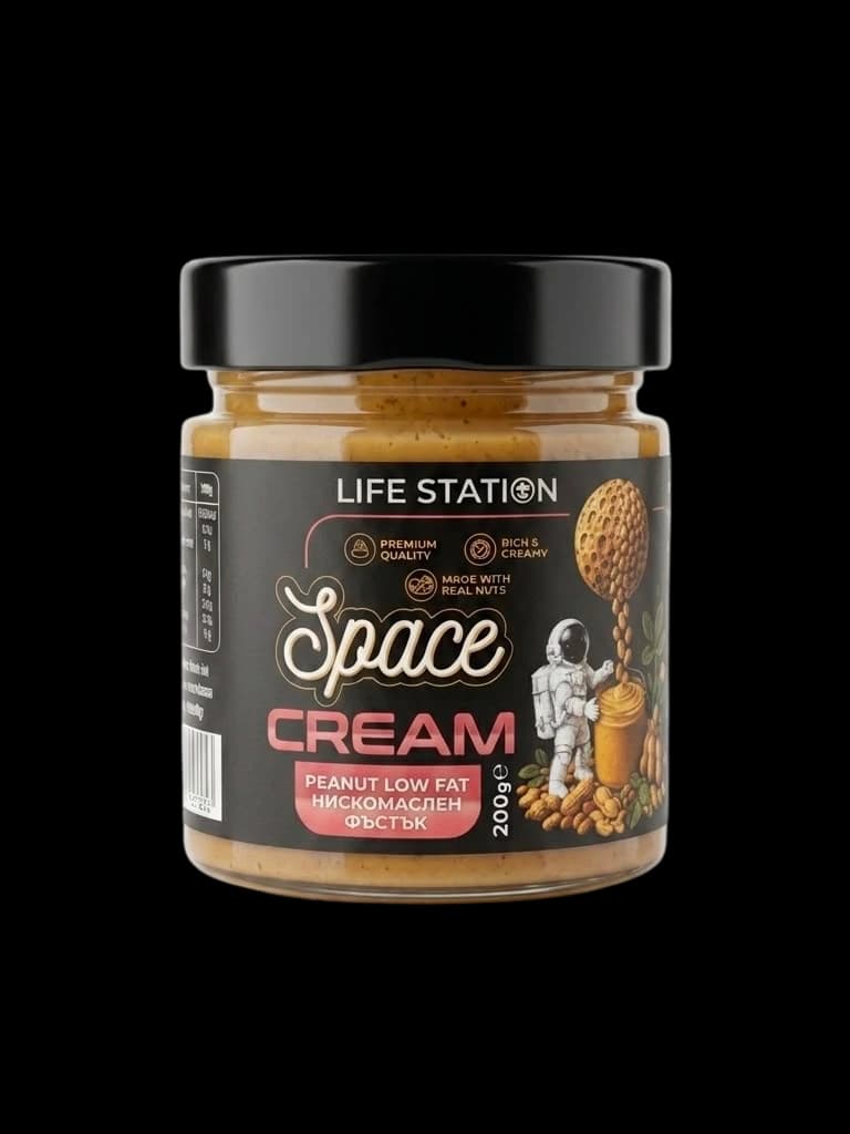 Space Cream — Нискомаслен фъстък